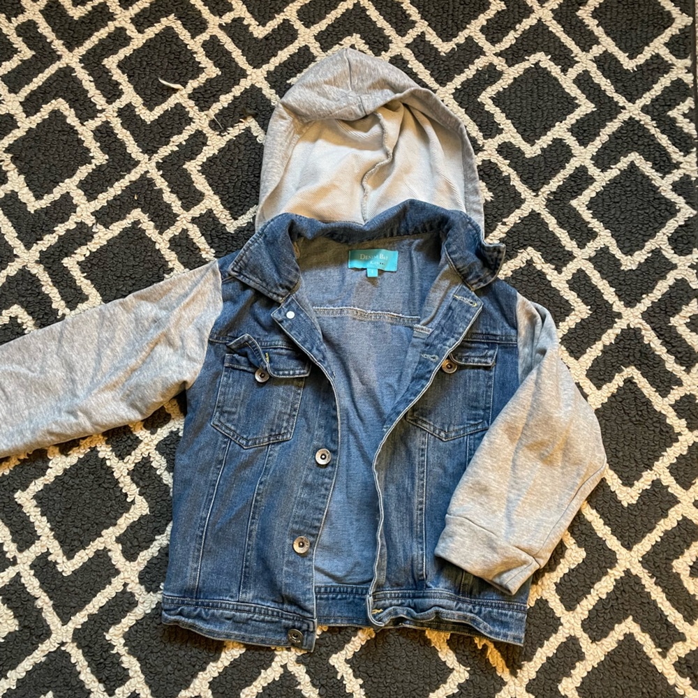 Toddler Denim Hooded Jacket